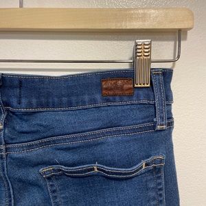 Paige Hoxton Ankle Duvall Skinny Medium Wash Denim Blue Jeans Women’s 27x27.5